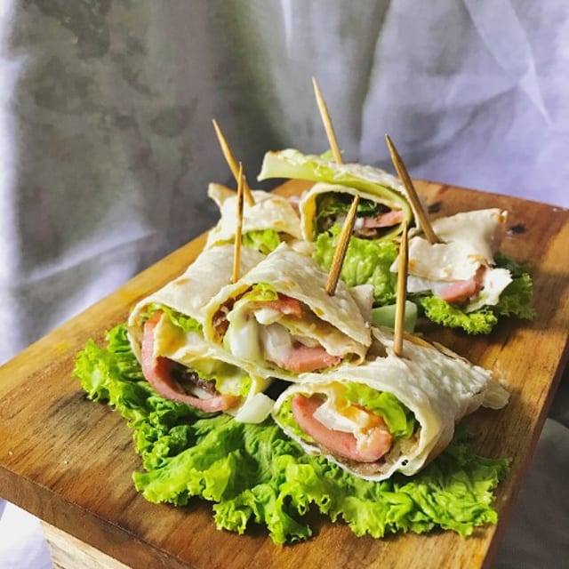 Salmon Wrap.
