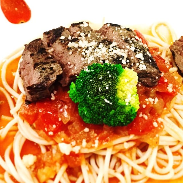 Lamb Chop Pasta.